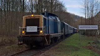 135 Jahre Wuppertalbahn - Reaktivierung der Strecke zwischen Oberbarmen und Beyenburg - Sonderzüge