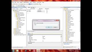 How to create database and tables in SQL Server 2005.avi