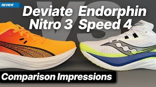 Puma Deviate Nitro 3 vs Saucony Endorphin Speed 4