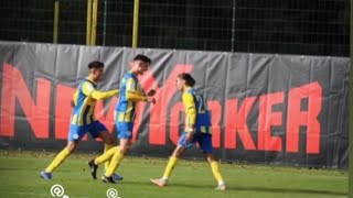 Schöner Freistoßtreffer von Rami Zouaoui beim U17 Bundesliga Spiel E. Braunschweig vs. H.Kiel