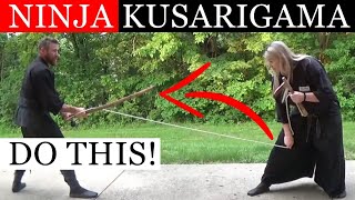 HOW THE NINJA TRAINED WITH KUSARIGAMA - Ninjutsu Weapons Training