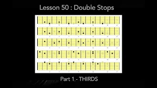 L050 Double Stops Part 1 - Thirds
