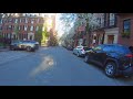 4k beautiful spring bike ride through beacon hill to boylston street in boston massachusetts.