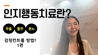 인지행동치료란?  I 우울,불안,분노 I 감정컨트롤 방법, 상황컨트롤 방법