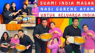 Suami India Masak Nasi Goreng Untuk Keluarga India‼️Tinggal Di India‼️