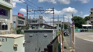 小田急ロマンスカーEXE生田駅通過