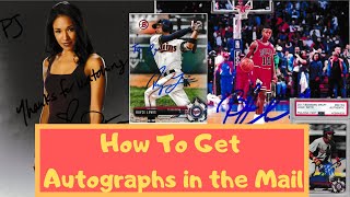 How to Get Autographs Through the Mail (TTM) - Baseball, Football, Basketball, Hockey and Celebrity