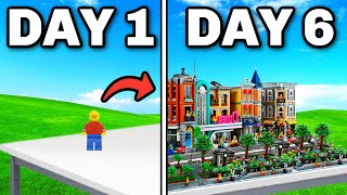 Building a Lego Minifigure CITY in 7 DAYS!