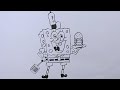 Spongebob Makes a Special Krabby Patty Drawing and Coloring Spongebob Squarepants