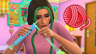 What happens when you max out the knitting skill in the sims 4?