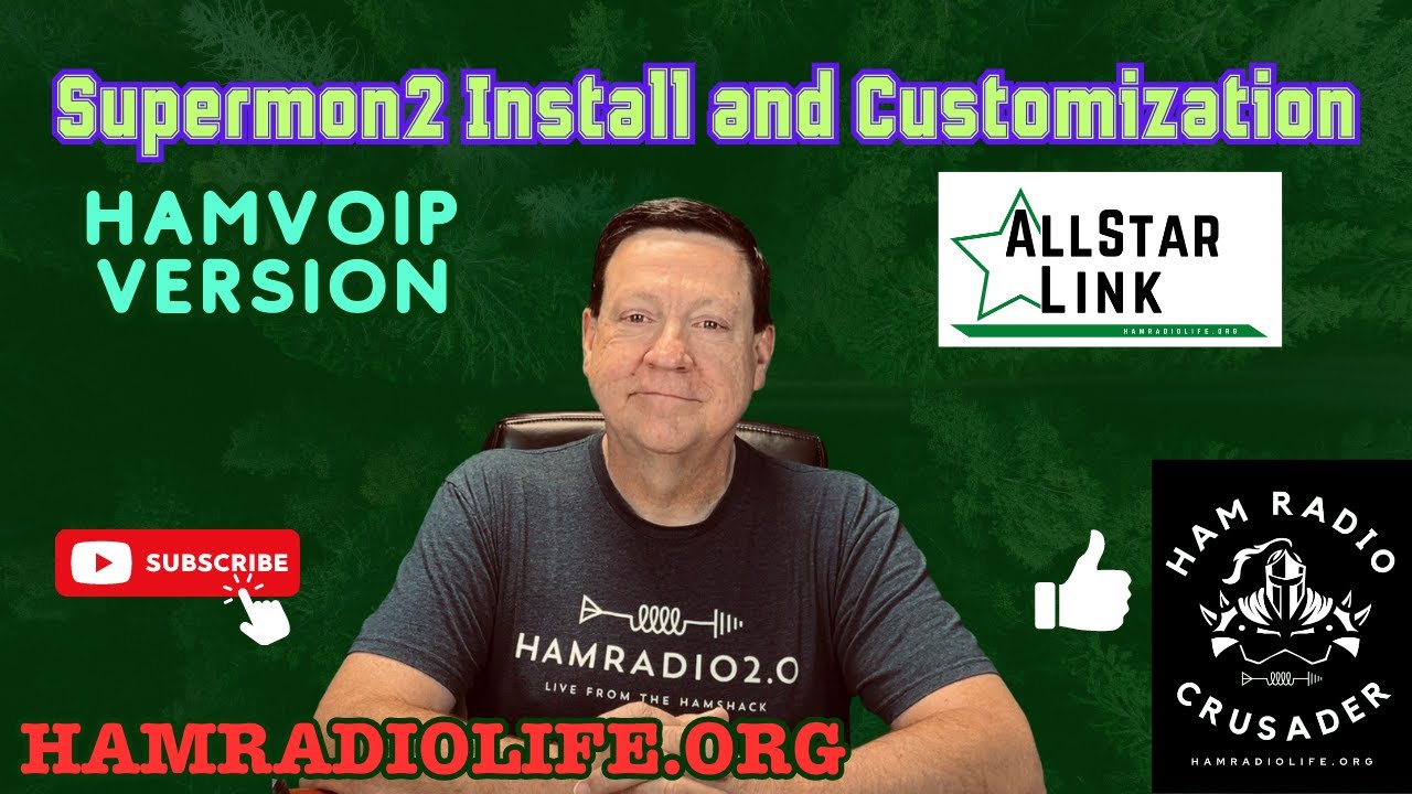 Installing And Customizing Supermon2 In Hamvoip Allstar Link Youtube