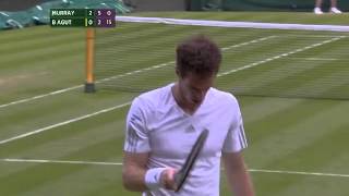 Murray gets plucky and lucky - Wimbledon 2014