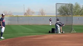 Lindor \u0026 Kipnis taking grounders