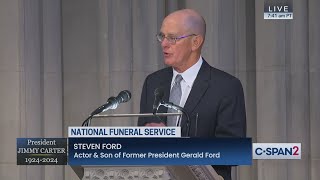 Steven Ford at Pres. Carter Funeral: \