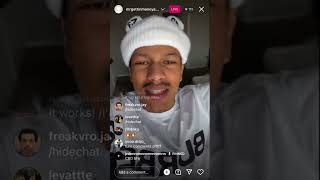 Jace! (Iayze) IG LIVE plays new music \u0026 Beefs with a fly