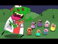 Zombie Apocalypse, What Has Mummy Pig Turned Into?! Peppa Pig Funny Animation