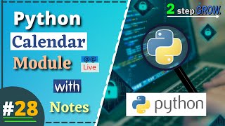 Python Calendar Module | python #calendar tutorial |