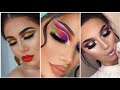 Beautiful Charming collection of eye makeup with lipstick colors ideas