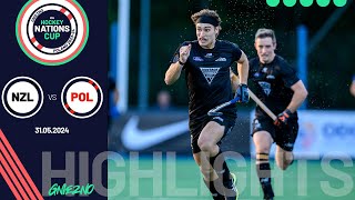 FIH Hockey Men's Nations Cup 2023-24 - Match 4, Highlights - New Zealand vs Poland