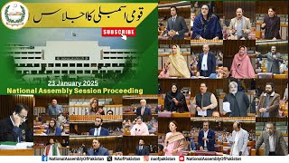 23 Jan 2025 Session | National Assembly Session | NA Session Proceeding