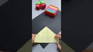 Paper dustbin #craft #papercraft #5minutecrafts #bestoutofwaste