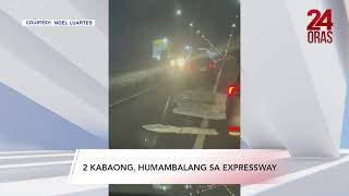 2 kabaong, humambalang sa expressway | 24 Oras