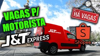J&T EXPRESS - Vagas p/ motorista entregador - Veja como se inscrever - Entregas Shopee 2023