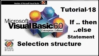 If then else structure in visual basic programming Tutorial 18