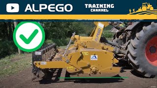 ALPEGO Rotary tiller FB settings