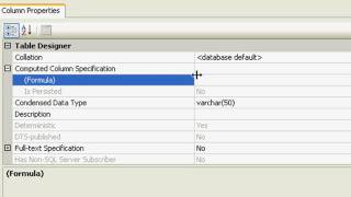 SQL 2008 Series: SQL Computed columns