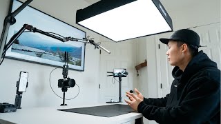 YouTube Studio Desk Setup | How I Film Videos
