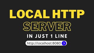 Zero Configuration HTTP Server Setup using HTTP-SERVER