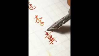 張冠李戴｜彈性尖書法手寫體｜Write Chinese｜手書き文字｜葉曄×夜夜寫字