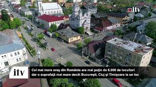 Cel mai mare oraş din România are 6.000 de locuitori dar o suprafaţă mai mare decât Bucureşti