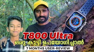 T800 Ultra Long Term User Review Malayalam | Best Budget Watch Ultra Smartwatch Under 1000