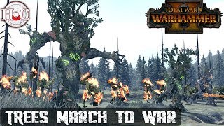 TREES MARCH TO WAR - Total War Warhammer 2 - Online Battle 372