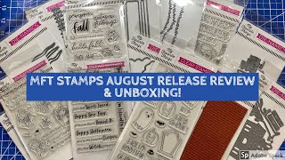 MFT STAMPS | AUGUST RELEASE REVIEW \u0026 UNBOXING!