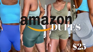 Amazon dupes Alphalete amplify, NVGTN shorts dupes for $25| Tashana Charles