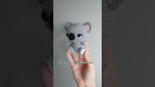 POV: you just made the cutest lil thang 🐨❤️✨️ #koala #amigurumi #custom #mindful #demure #cutesie