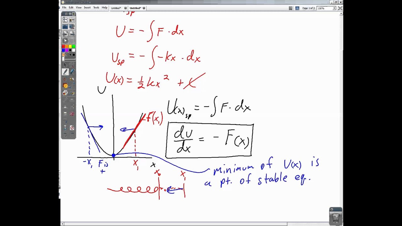 Potential Energy Functions And Eq Lecture Video - YouTube