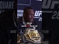 Israel Adesanya shows respect to Andrew Tate #andrewtate #ufc #mma #israeladesanya