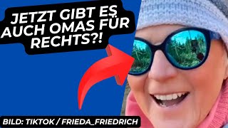 Diese OMA setzt sich FÜR AfD ein, wo sie kann!