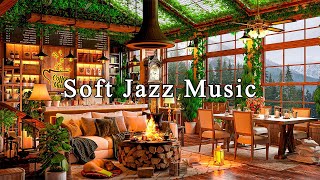 Stress Relief with Relaxing Jazz Music ☕ Soft Jazz Instrumental Music & Cozy Coffee Shop Ambience