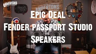 Epic Deal - Fender Passport Studio Speakers!