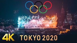 【4K】TOKYO 2020 Olympic Games  2020 Closing Ceremony Recap!(Fireworks)