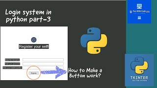 How to make a Tkinter button work || Python || Adding function to Tkinter window