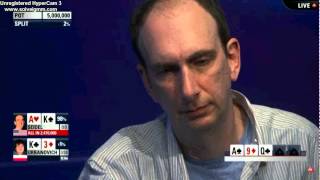 EPT Monaco 2015 Live Poker Tournament - Seidel vs Urbanovich