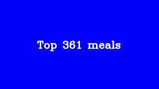 top 361 meals