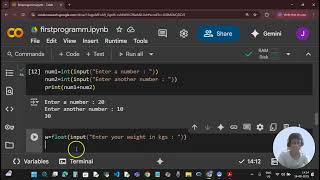 Python Lecture4 part2 | Type conversion and input() function