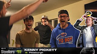 LIVE Steeler Fans Reactions To Pittsburgh Drafting Kenny Pickett!